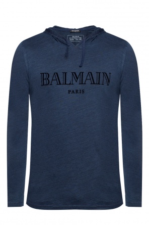 Hooded sweatshirt with logo, zdjęcie 1 Hooded sweatshirt with logo od Balmain